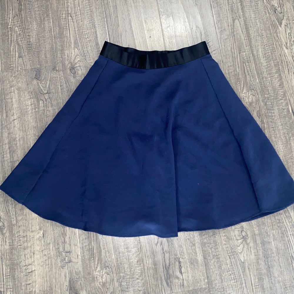 3.1 Phillip Lim Navy A Line Skirt Above the Knee Women's size 4